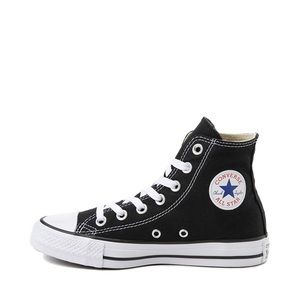 converse • black high tops